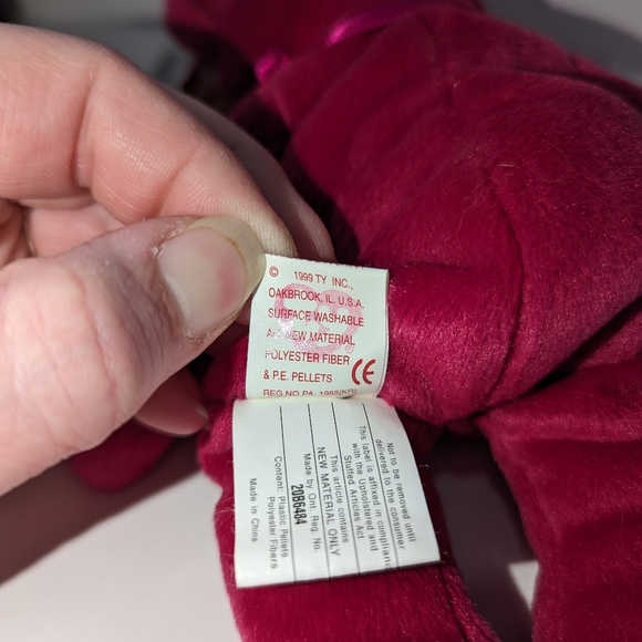 TY beanie baby. Retired Valentina Bear. Excellent condition. Bundle/offer! - Picture 5 of 5